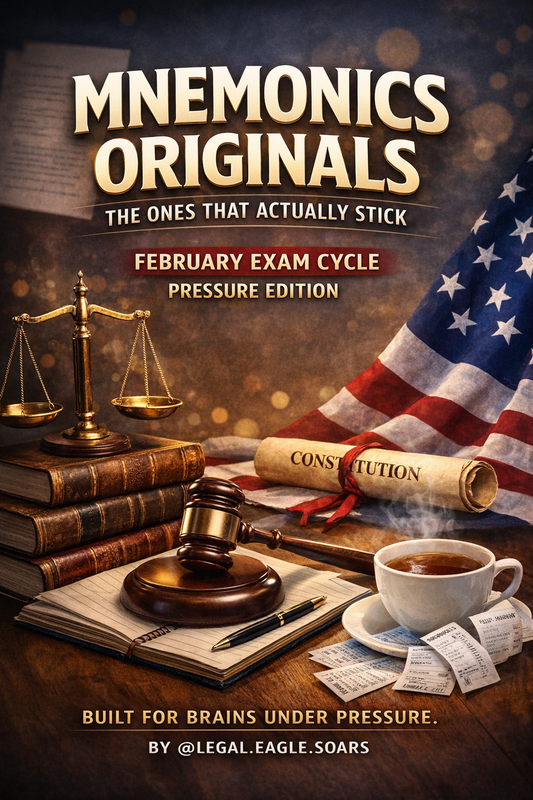 Mnemonics Originals™: The Ones That Actually Stick - MBE Bar Exam Preparation